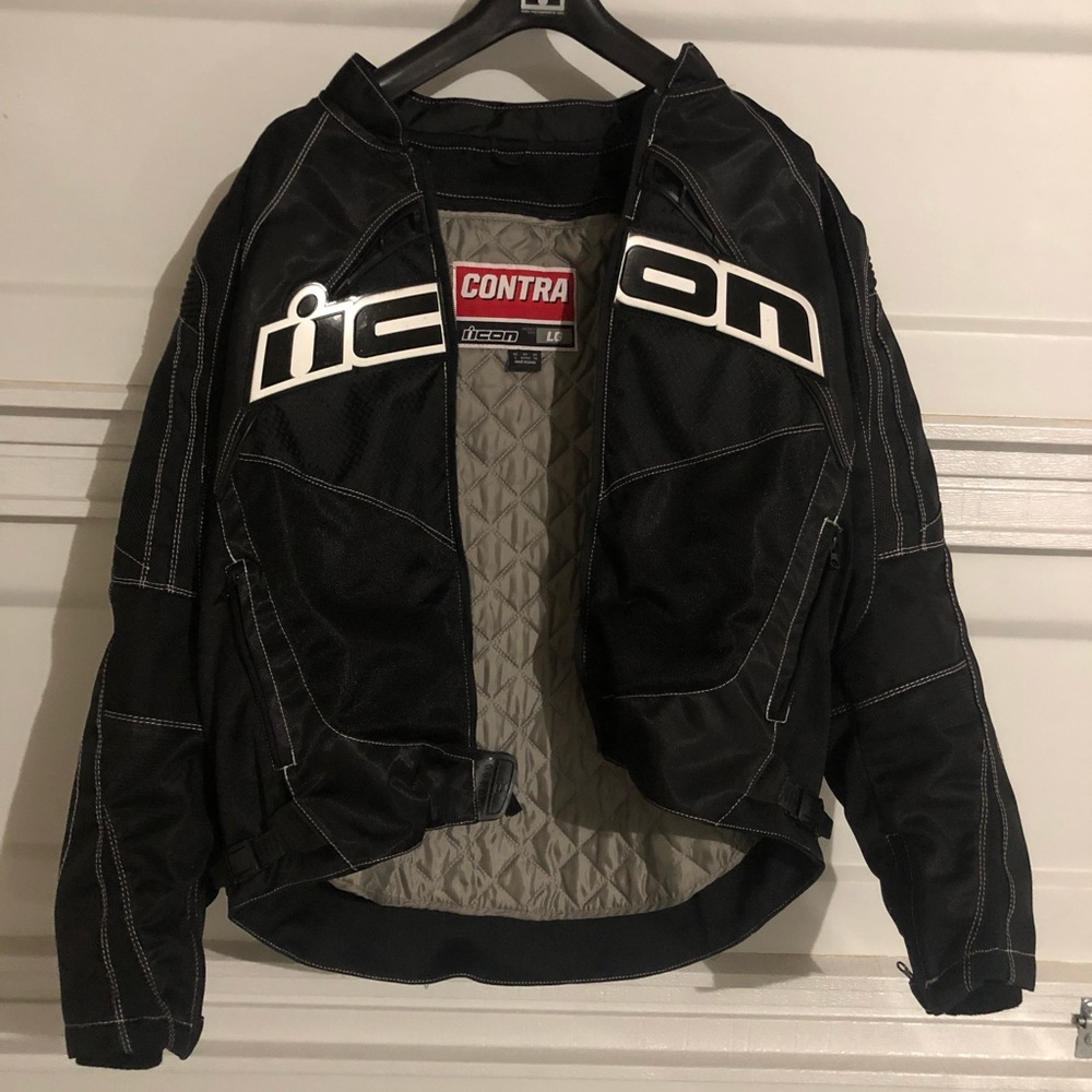Icon motorcycle jacket. Size Large